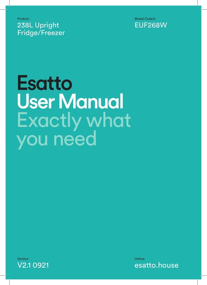 Esatto EUF268W User manual