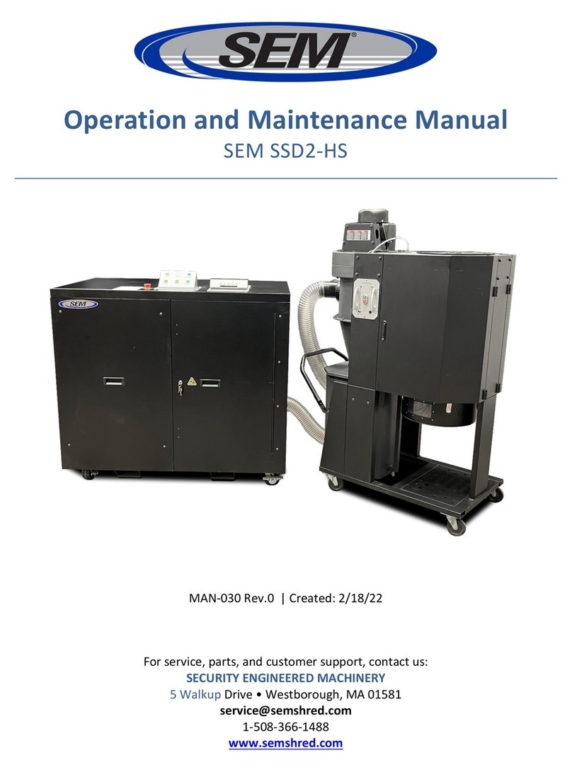SEM SSD2-HS Operation and maintenance manual