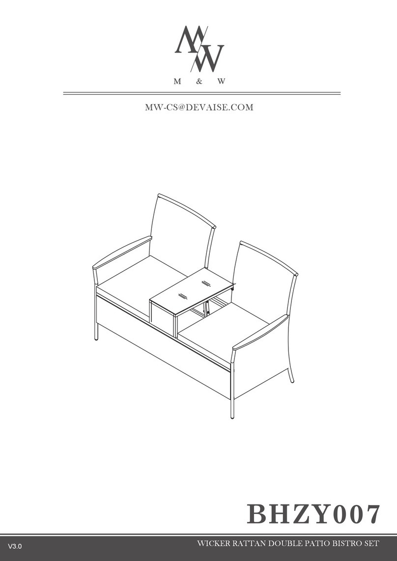 M&W BHZY007 Assembly instruction