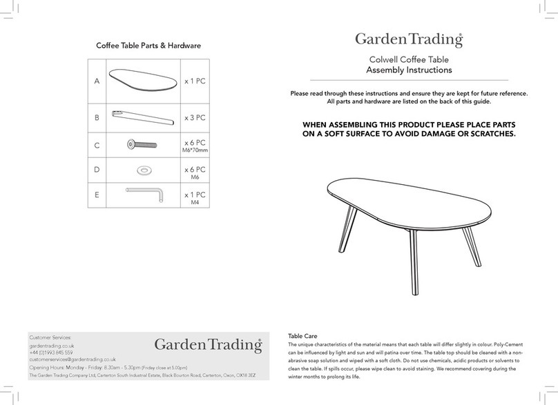 Garden Trading Colwell FUPL04 User manual