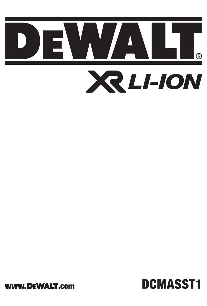 DeWalt XR LI-ION DCMASST1 Original instructions