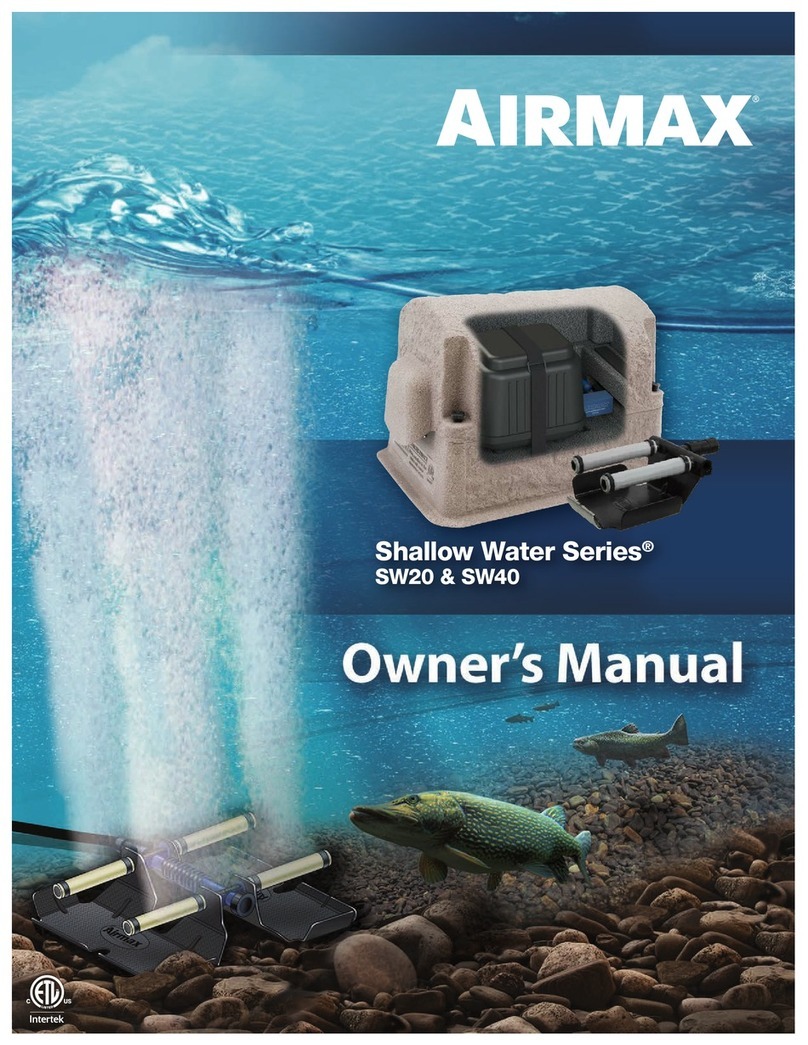 Airmax Shallow Water Series User manual