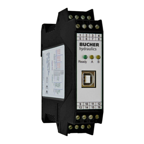 Bucher Hydraulics EVM-UIS-2600 Series Operating	 instruction