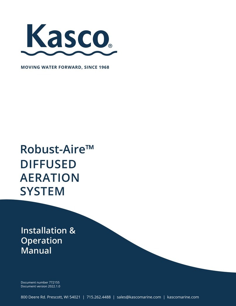 Kasco Robust-Aire Installation & operation manual