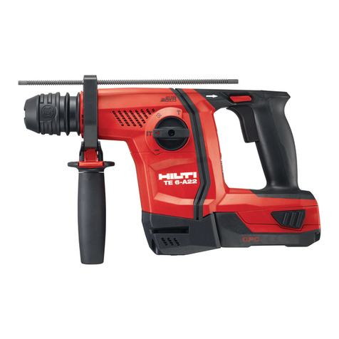 Hilti NURON TE 6-22 User manual