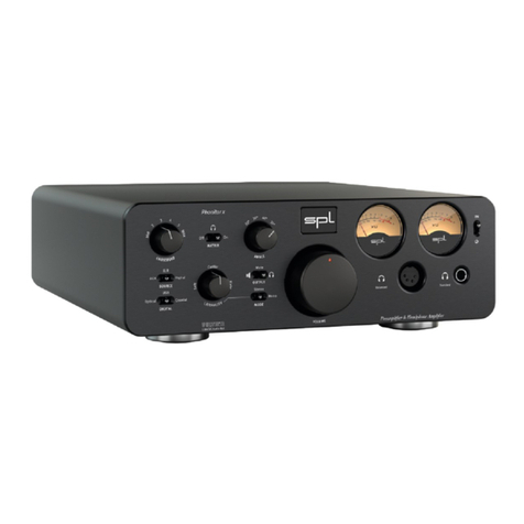 SPL Professional Fidelity Phonitor x quick start guide