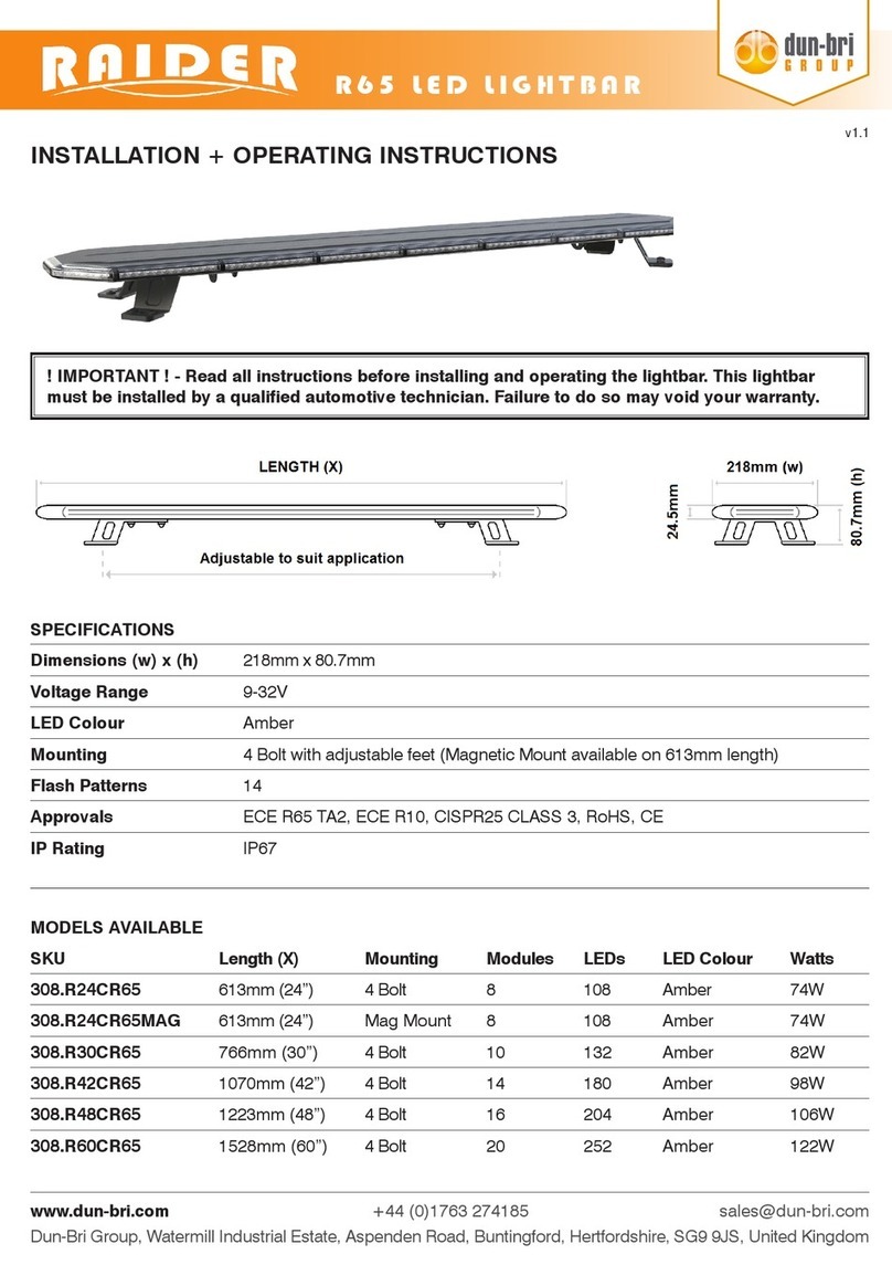 dun-bri GROUP Raider R65 Series User manual