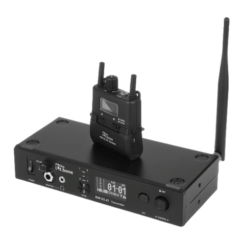 thomann the t.bone IEM D2.4 User manual
