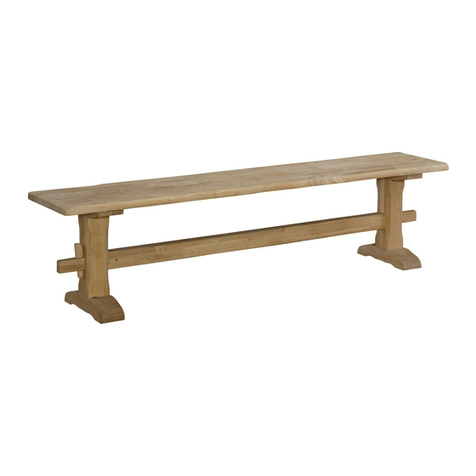 Unfinished Furniture of Wilmington LIVE EDGE TRESTLE BENCH BE-7214TA Assembly instructions Unfinished Furniture of Wilmington LIVE EDGE TRESTLE BENCH BE-7214TA Assembly instructions