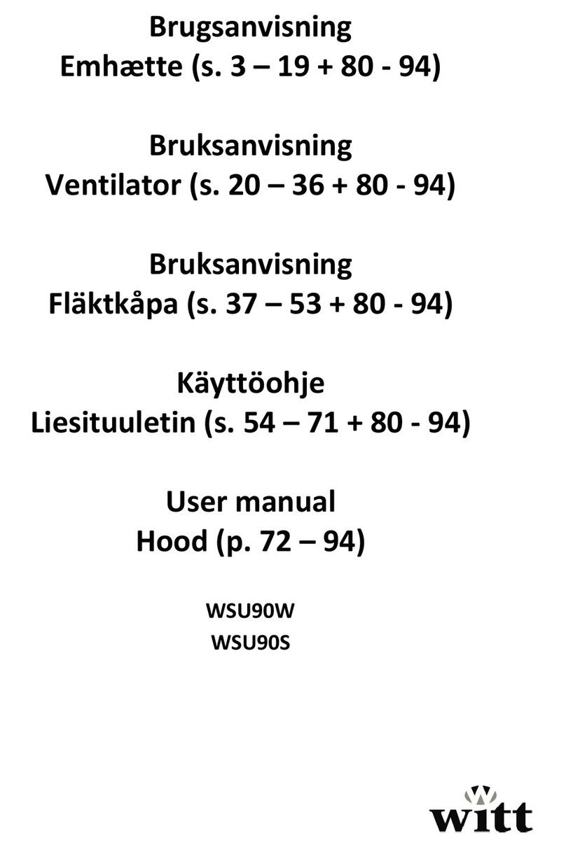 Witt WSU90W user manual