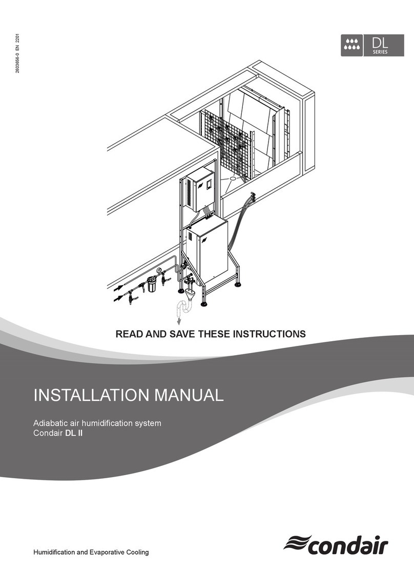 Condair DL Series installation manual