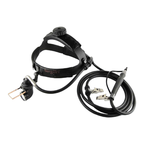 SurgiTel Fixed Headband Light w/ Iris Operation manual