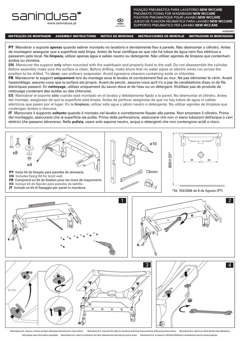 sanindusa NEW WCCARE Series Assembly instructions sanindusa NEW WCCARE Series Assembly instructions