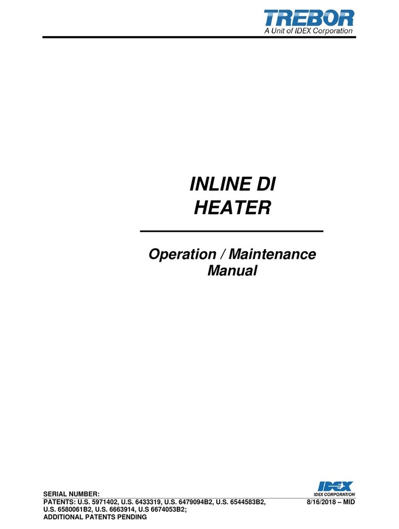 Idex Trebor INLINE DI Operation & maintenance manual Idex Trebor INLINE DI Operation & maintenance manual
