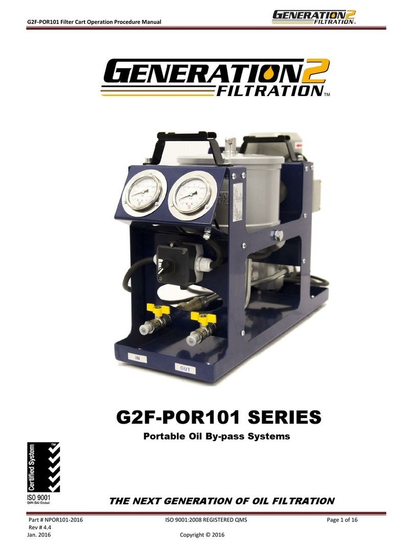 LBS GENERATION2FILTRATION G2F-POR101 Series manual
