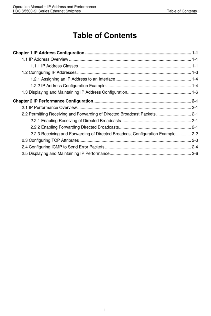 H3C S5500-SI Series User manual