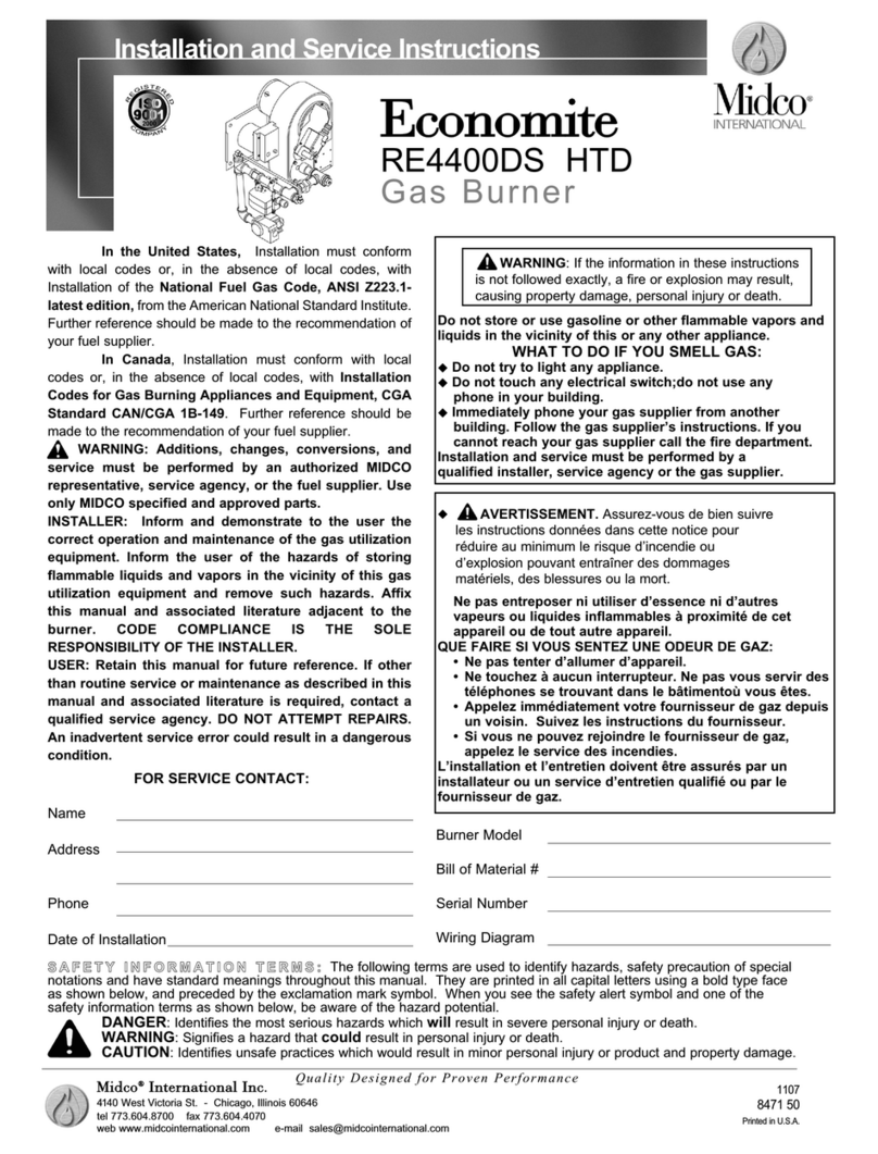 Midco Economite RE4400DS Quick guide Midco Economite RE4400DS Quick guide