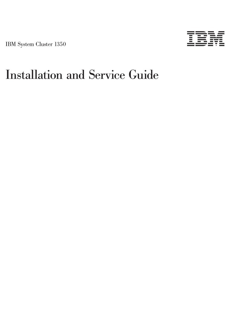 IBM System Cluster 1350 Installation and maintenance instructions