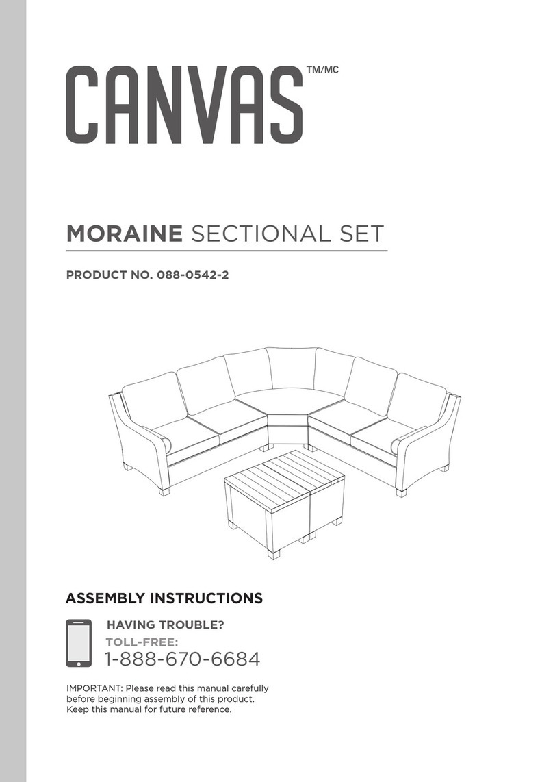 Canvas MORAINE 088-0542-2 User manual Canvas MORAINE 088-0542-2 User manual