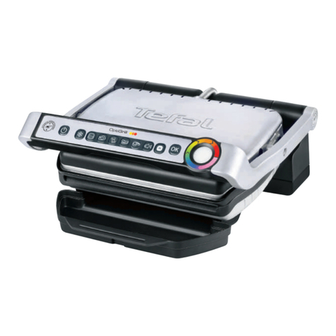 TEFAL OPTIGRILL GC702D25 User manual