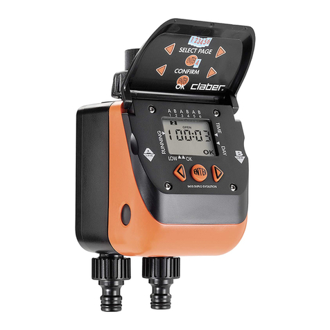 claber AQUADUE DUPLO EVOLUTION user manual