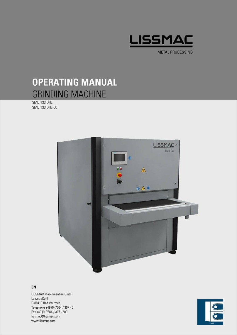 Lissmac SMD 133 DRE operating manual