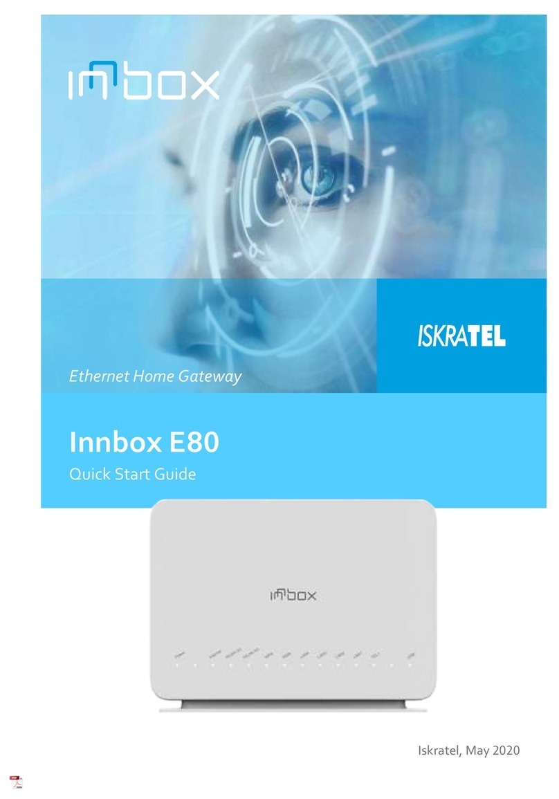 Iskratel Innbox E80 User manual