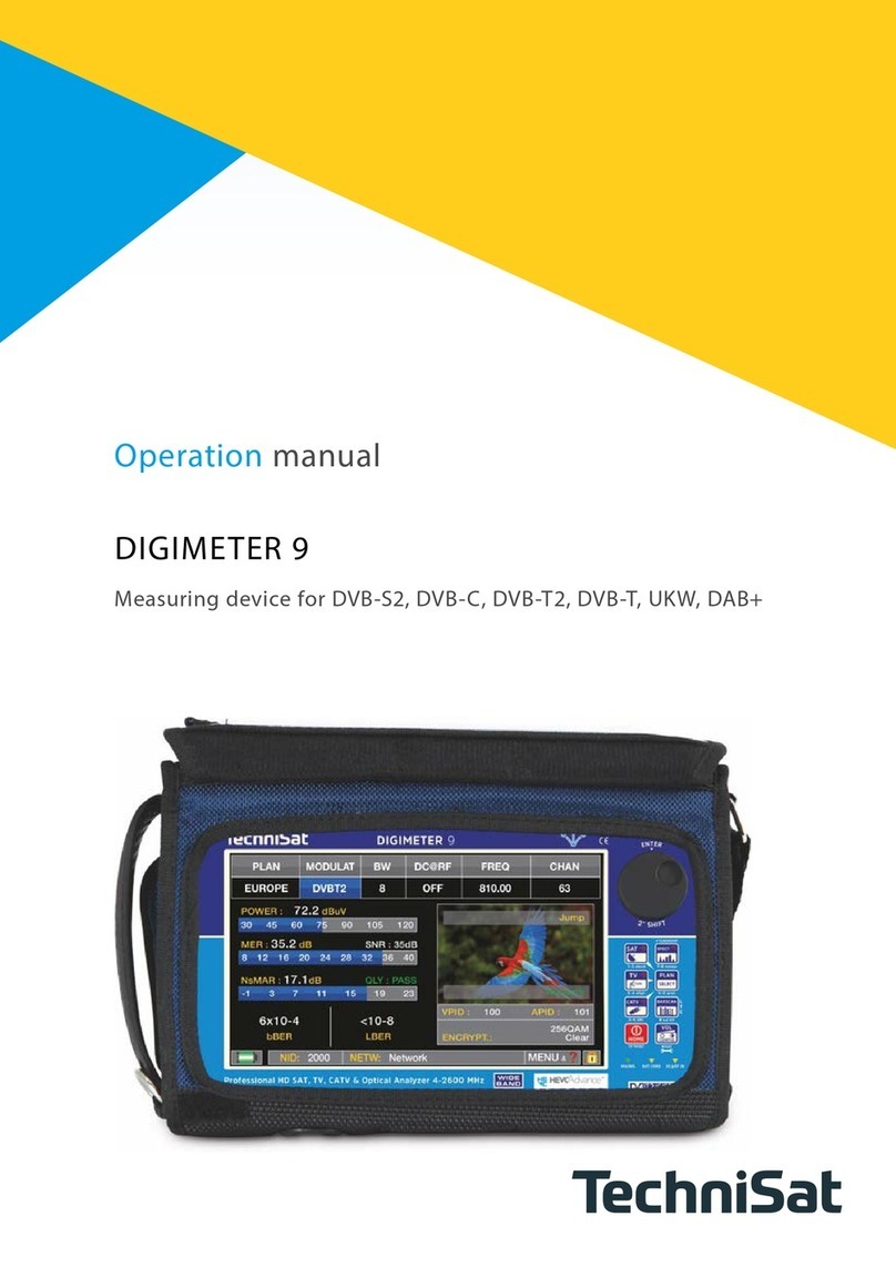 TechniSat DIGIMETER 9 User manual