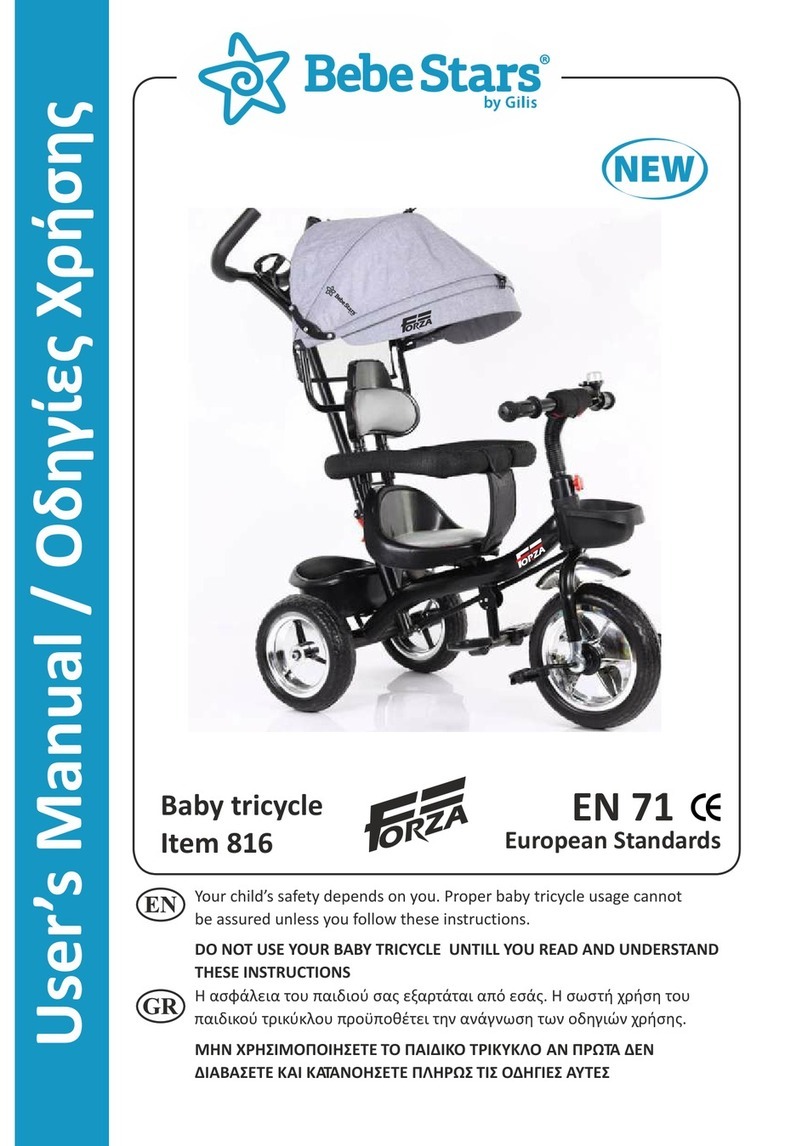 Gilis Bebe Stars 816 user manual
