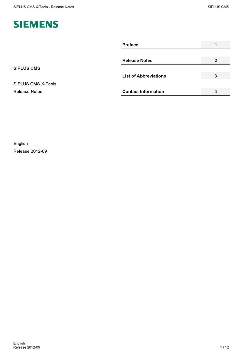 Siemens SIPLUS CMS quick start guide