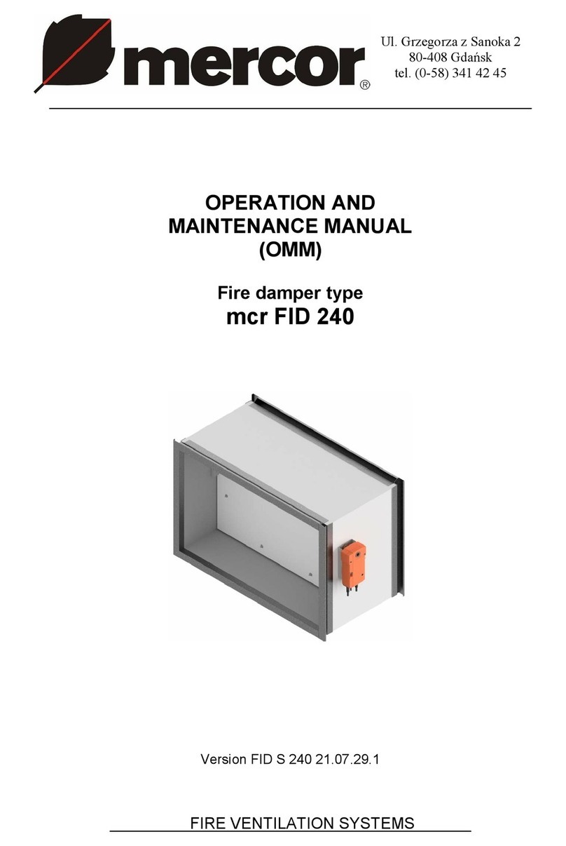 mercor mcr FID 240 User manual