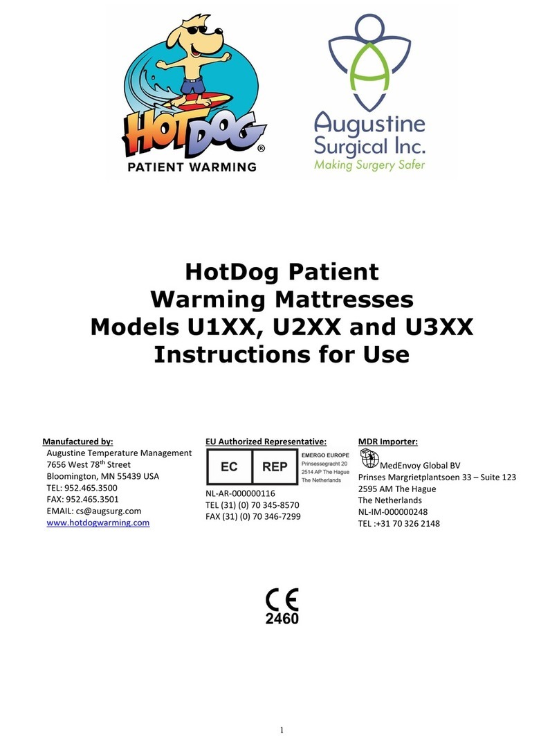 Augustine Surgical HotDog U101 Instructions for use