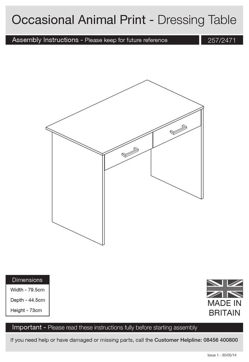 Argos 257/2471 Assembly instructions Argos 257/2471 Assembly instructions