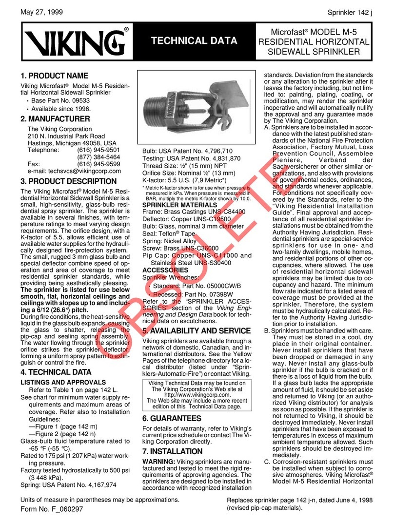 Viking Microfast M-5 Technical data