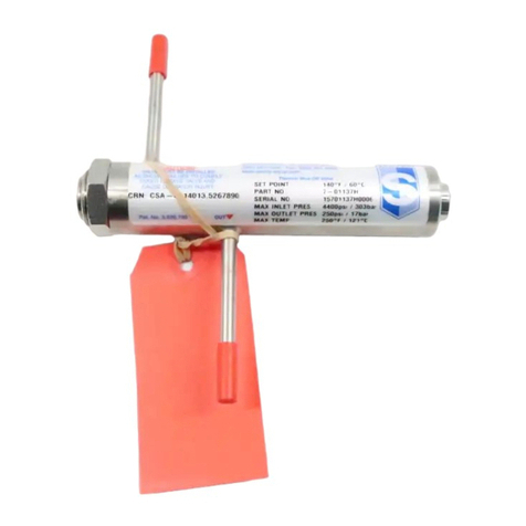 Sentry TSV Installation, operation and maintenance manual