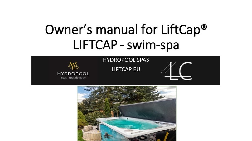 Hydropool LIFTCAP User manual