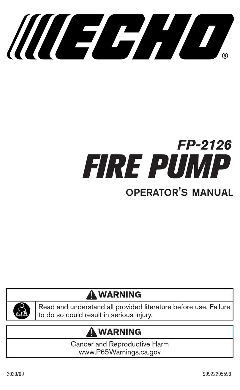 Echo FP-2126 Operator's manual