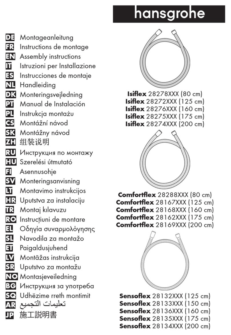 Hans Grohe Isiflex 28278 Series User manual