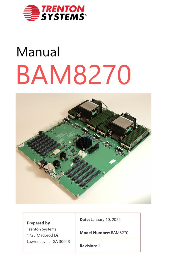 Trenton Systems BAM8270 manual