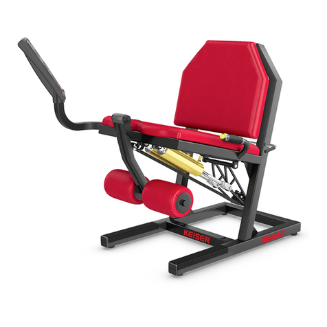 Keiser LEG EXTENSION PRO AIR300 Operation manual