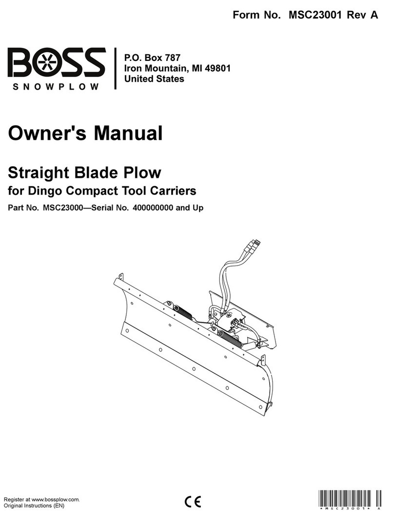Boss Snowplow MSC23000 owner's manual