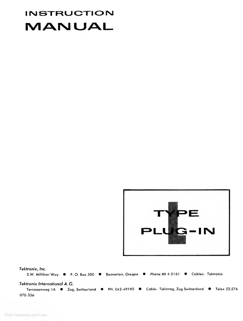 Tektronix TYPE L instruction manual
