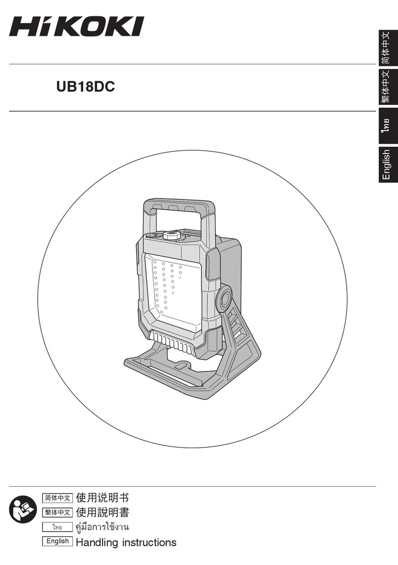 HIKOKI UB 18DC User manual