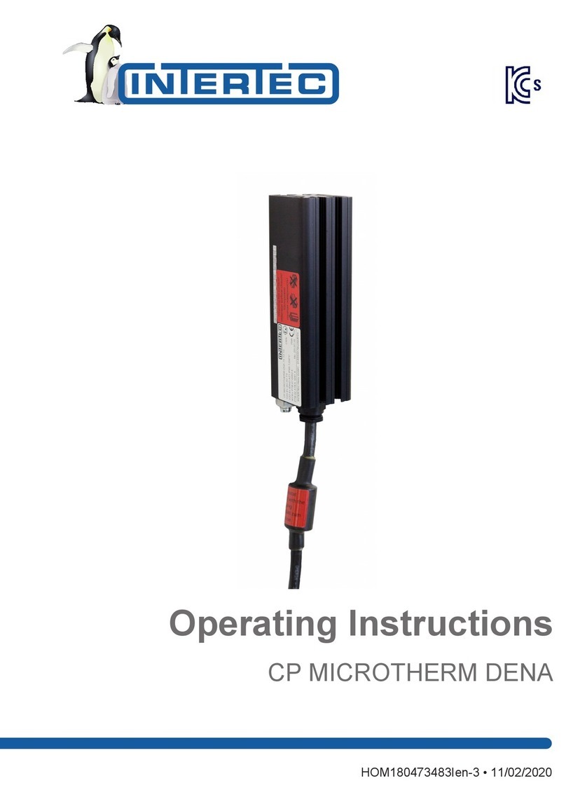 Intertec Data Systems CP MICROTHERM DENA operating instructions Intertec Data Systems CP MICROTHERM DENA operating instructions