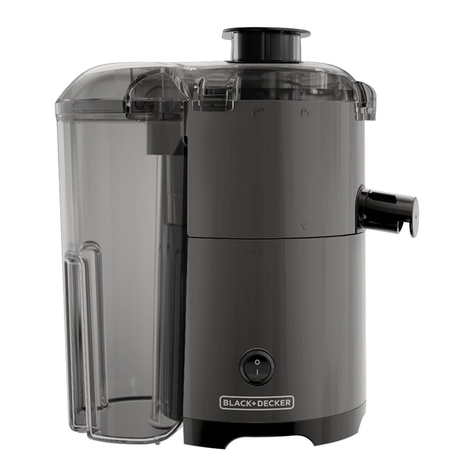 Black & Decker QUIET JE2500B User manual