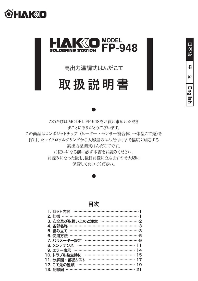 Hakko Electronics FP-948 instruction manual