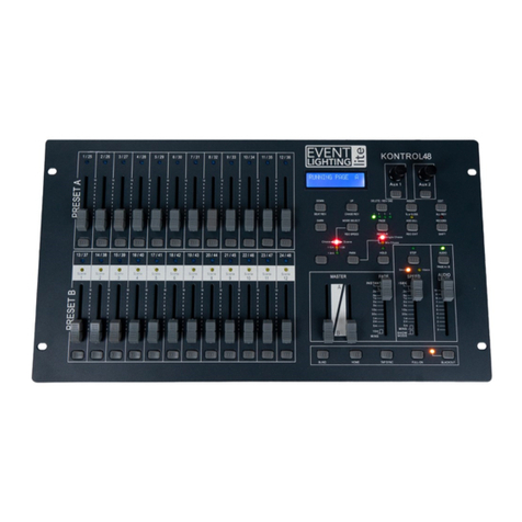 Event Lighting lite KONTROL48 user manual