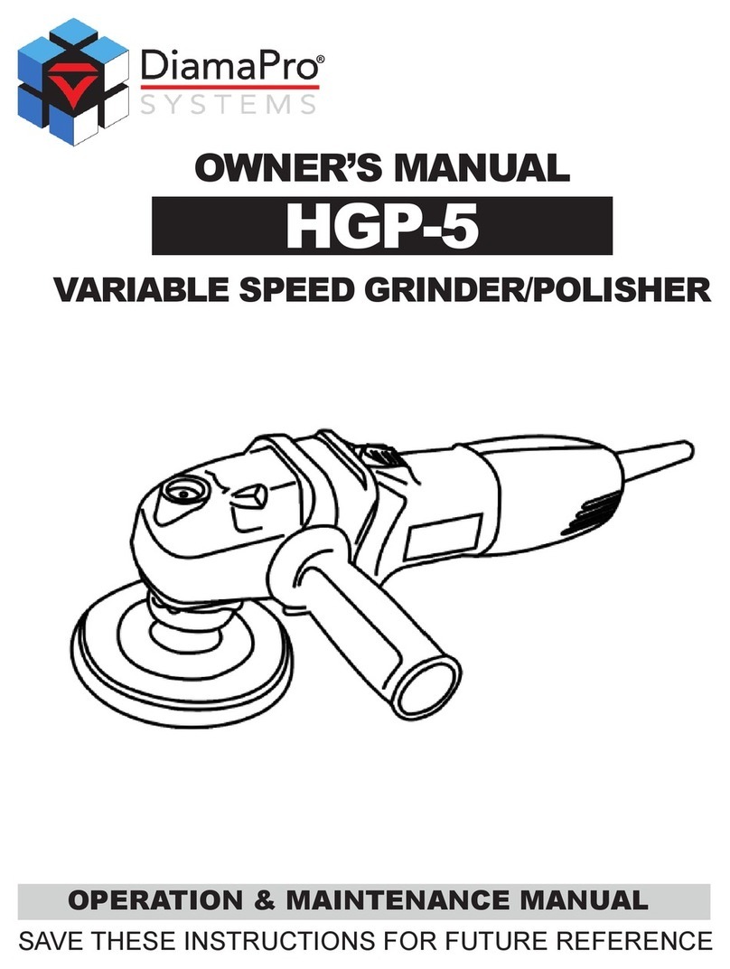 DiamaPro Systems HGP-5 User manual