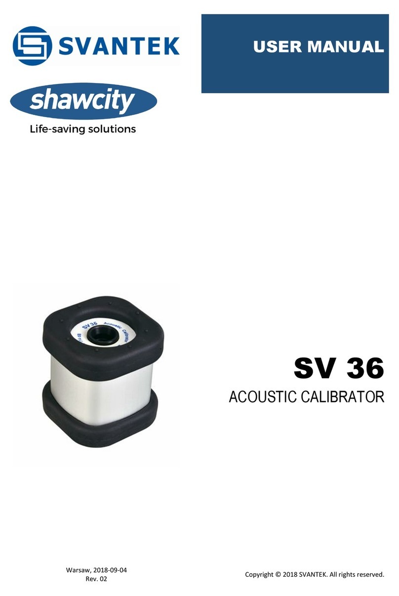 Svantek SV 36 user manual