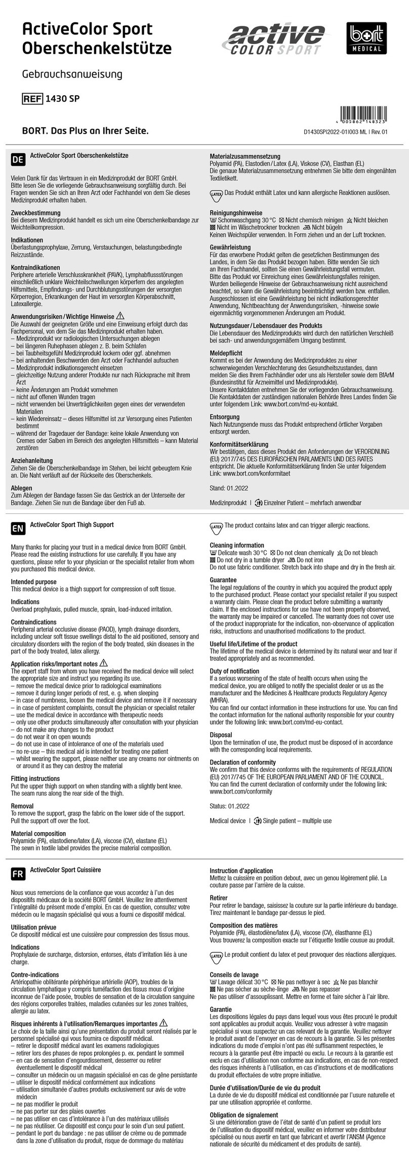 Bort ActiveColor Sport 1430 SP manual